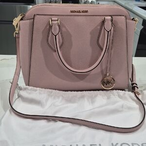 Michael Kors Blush Leather Satchel